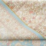 305x427cm Hand made Large Turkey Rugs Medallion Exquisite Blue Silk Carpets (TJ343A)