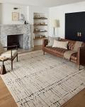 Loloi Darby Collection DAR-06 Sand/Dk. Grey 6'-7" x 9'-3" Area Rug