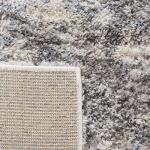 SAFAVIEH Berber Shag Collection Area Rug - 9' x 12', Grey Blue & Cream, Modern Abstract Design, Non-Shedding & Easy Care, 1.2-inch Thick Ideal for High Traffic Areas in Living Room, Bedroom (BER219G)