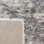 SAFAVIEH Berber Shag Collection Area Rug - 9' x 12', Grey Blue & Cream, Modern Abstract Design, Non-Shedding & Easy Care, 1.2-inch Thick Ideal for High Traffic Areas in Living Room, Bedroom (BER219G)