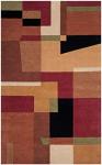 SAFAVIEH Rodeo Drive Collection Area Rug - 6' x 9', Multi, Handmade Mid-Century Modern Abstract Wool, Ideal for High Traffic Areas in Living Room, Bedroom (RD868A)