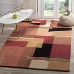 SAFAVIEH Rodeo Drive Collection Area Rug - 6' x 9', Multi, Handmade Mid-Century Modern Abstract Wool, Ideal for High Traffic Areas in Living Room, Bedroom (RD868A)