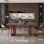 Home Furniture Wood Restaurant Tables Kitchen Islands Wooden Chairs Garden Furniture Sets Island Dining Table Bar Modern