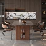 Home Furniture Wood Restaurant Tables Kitchen Islands Wooden Chairs Garden Furniture Sets Island Dining Table Bar Modern