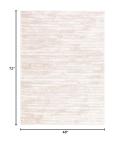 SAFAVIEH Lindsay Shag Collection Area Rug - 4' x 6', Beige & Ivory, Modern Design, 1.8-inch Thick, Ideal for High Traffic Area in Living Room, Bedroom, Dining (LNS554B-4)