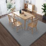 Large Modern Area Rugs for Living Room Bedroom, 6x9 Feet Grey Ultra Soft Solid Thickened Memory Foam Indoor Minimalist Carpets, Non-Slip Comfy Rugs for Boys Girls Nursery Kids Room Home Décor