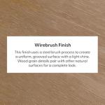 Plank+Beam 72 Inch Farmhouse Dining Table, Solid Wood Rustic Kitchen Table, Large Wooden Rectangular Dinner Table for Dining Room, Home Office, Living Room Furniture, Easy Assembly, Pecan Wirebrush