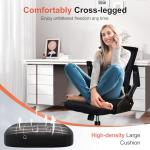 GTRACING Ergonomic Office Chair with Flip-up Armrests Executive Computer Chair for Home Office, Breathable Mesh & Comfy Lumbar Support, Black