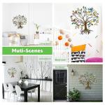 VEWOSTAR Metal Wall Art for Living Room Home Decor Colorful Leaves Wall Sculpture Tree of Life Handcrafted Wall Decor Hangings for Outdoor Indoor(25.5" W * 24.8" H)