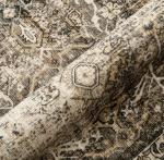 PureCozy Vintage Area Rug 9x12 Brown Washable Living Room Large Carpet Non Slip Bedroom Indoor Office Low Pile Traditional Distressed Retro Accent Rug for Dining Room