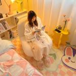 Luxury  Occasional Camping Chairs Relax Lazy Nordic Lounge Comfortable Living Room Chairs Bar Stools Sillon Home Furniture