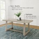 Seashell Wirebrush Dining Table - 72 Inch