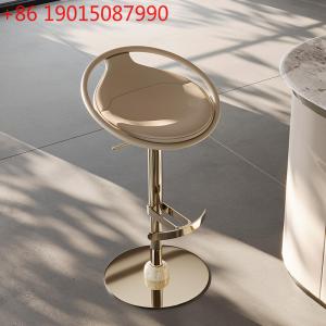 Modern light luxury bar chair minimalist lift rotating dining bar chair home bar kitchen high stool