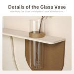 3D Textured LED Neutral Wall Art Decor for Living Room, Large Modern Minimalist Beige Sandstone Vertical Artwork for Walls, Cozy Home Lighted Wall Decor for Hallway, Dining Room, Bedroom, Office