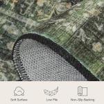 Lofus 8x10 Area Rug for Living Room,Green Washable Large Rugs with Non-Slip Backing,Soft Boho Carpets for Bedroom Dining Room Home Office Indoor Nursery