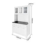 Metal Kitchen Sideboard Storage Cabinet Model Steel White Kitchen Cupboard Buffet Cabinets Designs