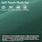 WHGBJA 79" Convertible Sleeper Sofa Bed with Cylindrical Pillow, Corduroy Folding Mattress Couch with Fixed-Shape Frame, Floor Sofa Lounge Couch for Living Room Bedroom Lounge Studio (Green)