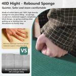 WHGBJA 79" Convertible Sleeper Sofa Bed with Cylindrical Pillow, Corduroy Folding Mattress Couch with Fixed-Shape Frame, Floor Sofa Lounge Couch for Living Room Bedroom Lounge Studio (Green)