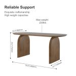 homary 70.9" Japandi Oval Dining Table for 6, Modern Pine Wood Dininer Table for Dining Room, Kitchen, Living Room Mesas de Comedor, Easy Clean