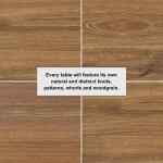 homary 70.9" Japandi Oval Dining Table for 6, Modern Pine Wood Dininer Table for Dining Room, Kitchen, Living Room Mesas de Comedor, Easy Clean