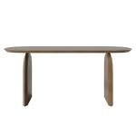 homary 70.9" Japandi Oval Dining Table for 6, Modern Pine Wood Dininer Table for Dining Room, Kitchen, Living Room Mesas de Comedor, Easy Clean
