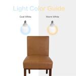 HomePop Kolbe Dining Chair - Carmel Faux Leather，19.5" Seat Height, Ideal for 29-31 Inch Tables (Single Pack)