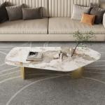 Hardcover Luxury Coffee Tables Modern Design Black Gold Coffee Table Italian Floor Mesa Auxiliar Living Room Furniture