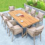 Deposit amount,Factory Wholesale Good Quality Modern Wpc Patio Table And Chairs Set Talking Dining Furniture