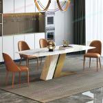 Hot Sales Italian Contemporary Luxury Design Dining Table Dining Room Furniture Restaurant Customized Dining Table And Chairs Se