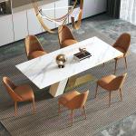 Hot Sales Italian Contemporary Luxury Design Dining Table Dining Room Furniture Restaurant Customized Dining Table And Chairs Se