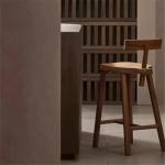 For Walnut Wooden Bar Stools Kitchen Luxury Minimalist Designer Dining Bar Stools High Counter Modern Banqueta Home Furniture