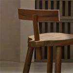 For Walnut Wooden Bar Stools Kitchen Luxury Minimalist Designer Dining Bar Stools High Counter Modern Banqueta Home Furniture