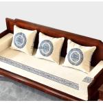 Slightly concave red rosewood sofa, mahogany sofa, living room sofa