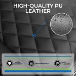 GTRACING Gaming Chair,Office Chair with Pocket Spring Lumbar Support, Ergonomic Comfortable Wide Office Desk Computer Chair with Outward Fixed Soft Armrests and Footrest (PU Leather, Black)