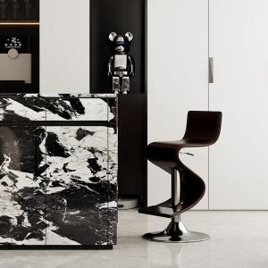 Adjustable Height Bar Stool Chair Black Italian Minimalist Modern Bar Stools Designer Unique Sedie Da Pranzo Home Furniture