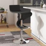 Adjustable Height Bar Stool Chair Black Italian Minimalist Modern Bar Stools Designer Unique Sedie Da Pranzo Home Furniture