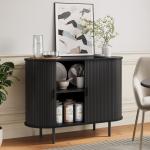 Sideboard Buffet Cabinet with Storage,40" Storage Cabinet with Sliding Door & Adjustable Shelf,Coffee Bar Cabinet Console Table