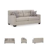 Signature Design by Ashley Mahoney Contemporary Tufted Sofa, Beige