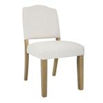 HomePop Open Back Upholstered Dining Chair - Cream Textured Woven (Single Pack)