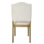 HomePop Open Back Upholstered Dining Chair - Cream Textured Woven (Single Pack)