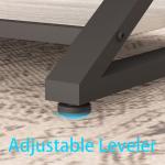 HSH Coffee Table with Storage, Farmhouse Grey Living Room Center Table, Industrial Wood and Metal Rectangle Coffee Tables, Simple Rustic 2 Tie Cocktail Tea Table for Home Office Bedroom, 47 Inch