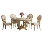 Luxury Design Marble Dining Tables Wood 6 Chairs Modern Center Dining Tables Living Room Mesas De Comedor Home Furniture
