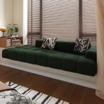 Home Bay Window Sofa Master Bedroom Floor Transformation Integrated Sofa New Design Comfortable Seating For Living Room