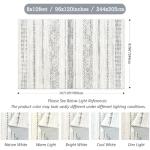 Miukiki 8x10 Area Rug for Living Room Moroccan Washable Rugs Non Slip Indoor Floor Carpet Foldable Large Soft Area Rug for Dining Room Bedroom with Low Pile(Grey,8'x10')