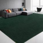 AAFKK Large Modern Area Rugs for Living Room Bedroom, 5x8 Feet Dark Green Ultra Soft Thickened Memory-Foam Indoor Rug, Comfy Aesthetic Solid Minimalist Carpets for Girls Boys Nursery Dorm Home Decor