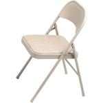 MECO Sudden Comfort 5-Piece Square Folding Dining Set with 34-Inch Table and 4 Padded Chairs