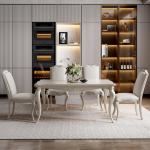 Luxury Modern Dining Table Living Room Restaurant Console Wood Chairs Dining Table Designer Lounge Muebles Kitchen Furniture