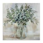 Stupell Industries Soothing Eucalyptus Herb Arrangement, Designed By Nan, 17 x 17, Canvas Wall Art