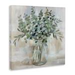 Stupell Industries Soothing Eucalyptus Herb Arrangement, Designed By Nan, 17 x 17, Canvas Wall Art
