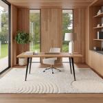 Nuloom Gloria Beige, 8' x 10', Abstract, Shag, Soft and Cozy, Plush, High Traffic, Stain Resistant, Easy Clean, Durable Area Rug for Bedroom, Living Room, Dining Space, Den, Foyer, Entryway